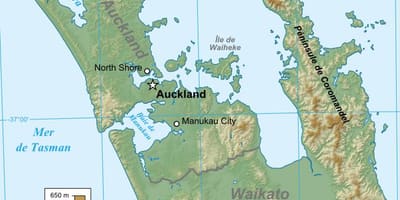 オークランド地質図