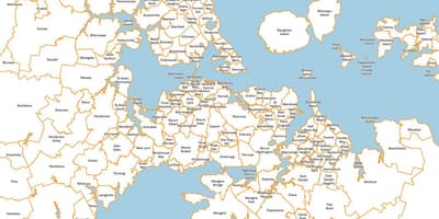地図のオンライン旅行会社エク近郊