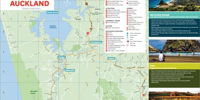 地図の西オークランド
